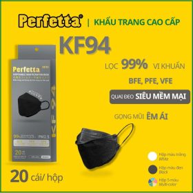 Khẩu Trang KF94 Màu Đen Perfetta