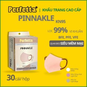 Khẩu Trang KN95 Màu Hồng Perfetta Pinakle