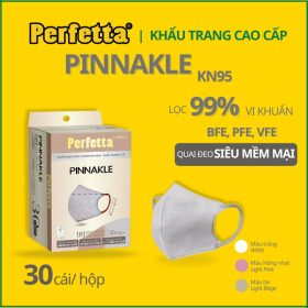 Khẩu Trang KN95 Màu Xám Perfetta Pinakle
