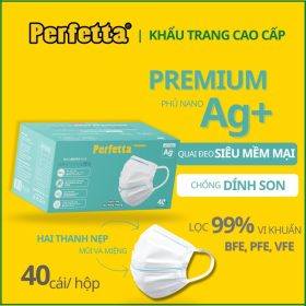 Khẩu Trang Phủ Nano Bạc Perfetta Premium Ag+