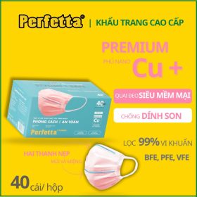 Khẩu Trang Phủ Nano Đồng Perfetta Premium Cu+