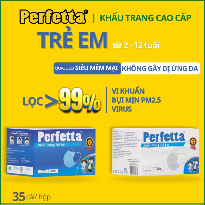 Khẩu Trang Trẻ Em Perfetta