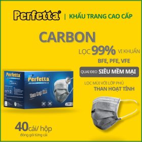 Khẩu Trang Than Hoạt Tính Perfetta Activated Carbon